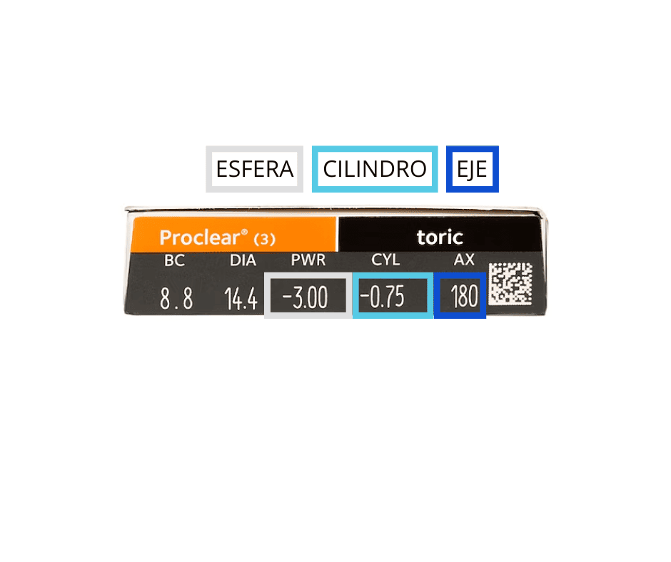 PROCLEAR TORIC (6 Lentillas por caja)